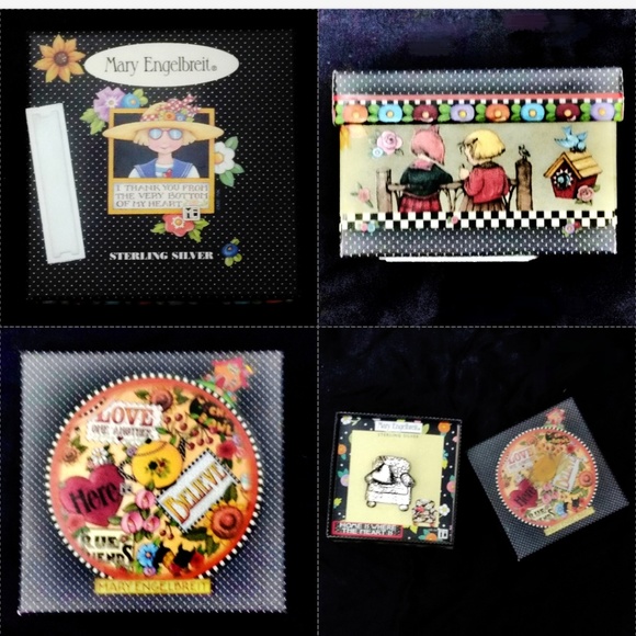 Vintage Mary Engelbreit Sterling Silver Chair Brooch- New in box - Picture 4 of 8